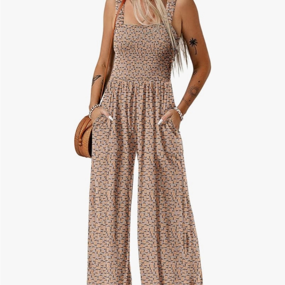 Women's Tan Jumpsuit